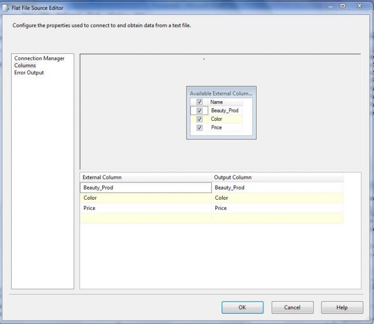 Flat File Source in SSIS 2008R2 with Example Msbi Guide